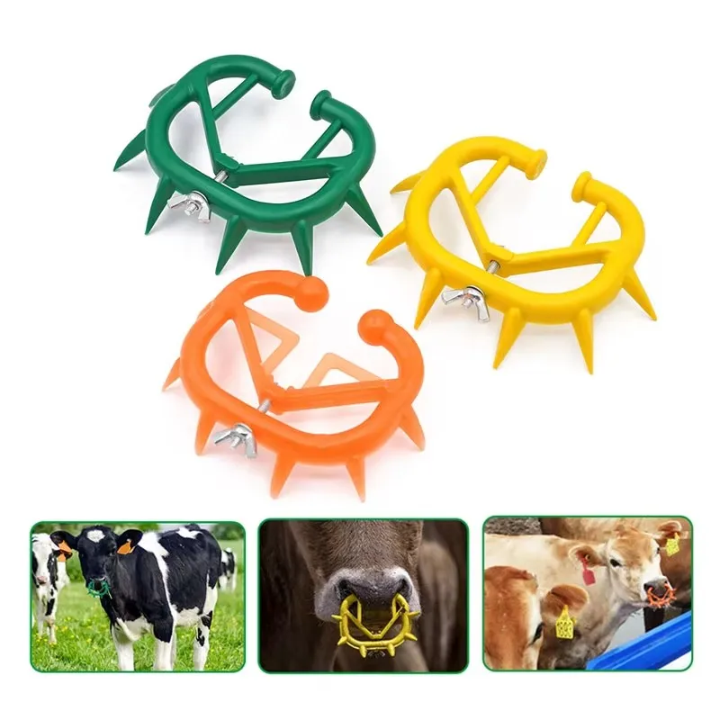 5/10Pcs Cattle Nose Thorn Durable Plastic Calf Weaner Anti Sucking Clamp Cow Weaning Thorns Nose Device Calf Nose Ring Farm Tool
5/10Pcs Cattle Nose Thorn Durable Plastic Calf Weaner Anti Sucking Clamp Cow Weaning Thorns Nose Device Calf Nose Ring Farm Tool