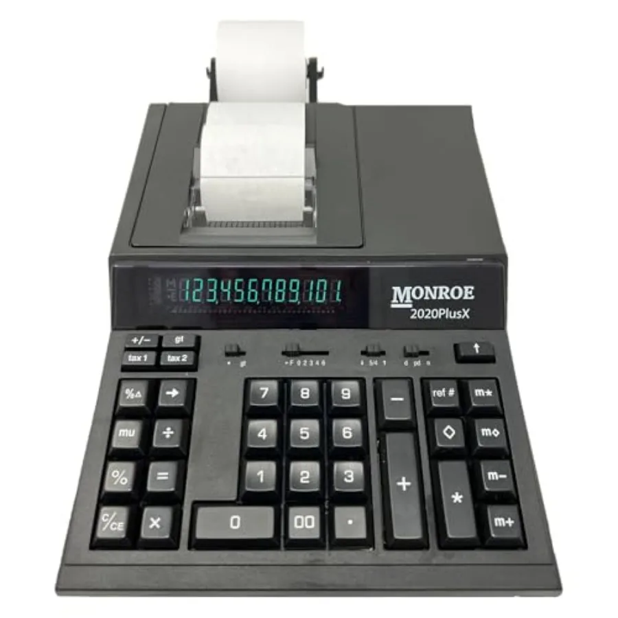 2020PlusX Medium Duty Printing Calculator for Accounting and Purchasing Professionals: ABS plastic, black, fast thermal printin
2020PlusX Medium Duty Printing Calculator for Accounting and Purchasing Professionals: ABS plastic, black, fast thermal printin