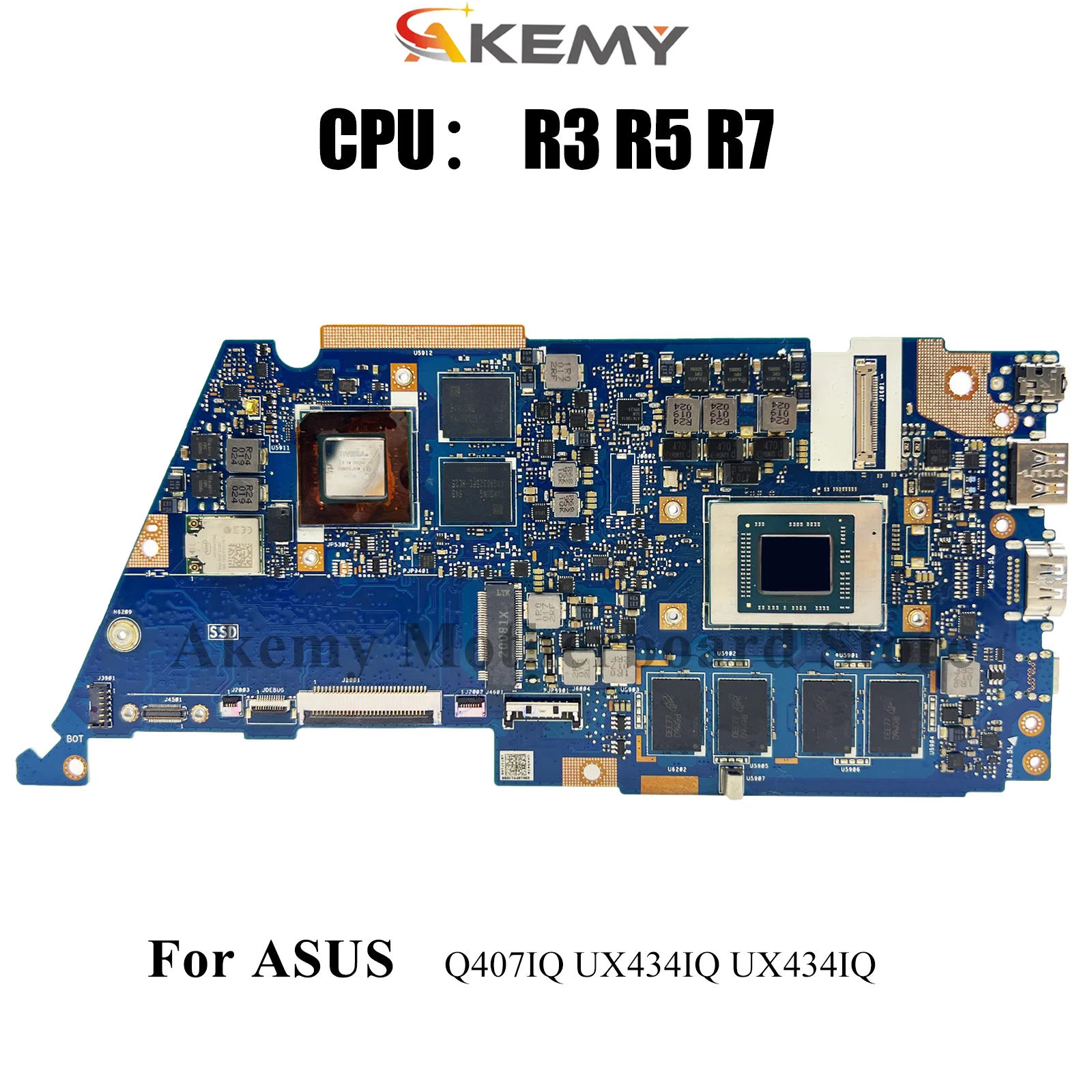 Материнская плата UX434IQ для ноутбука ASUS ZenBook UX434I UX434IQ Q407IQ с процессором R3 R5 R7, 100% тестирование, ОК, быстрая доставка 
Материнская плата UX434IQ для ноутбука ASUS ZenBook UX434I UX434IQ Q407IQ с процессором R3 R5 R7, 100% тестирование, ОК, быстрая доставка
