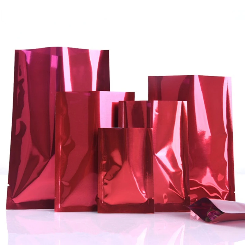 300pcs Open Top Glossy Red Aluminum Foil Bag Heat Sealing Herbal Spice Ground Coffee Chocolate Tea Trial Small Packaging Pouches
300pcs Open Top Glossy Red Aluminum Foil Bag Heat Sealing Herbal Spice Ground Coffee Chocolate Tea Trial Small Packaging Pouches