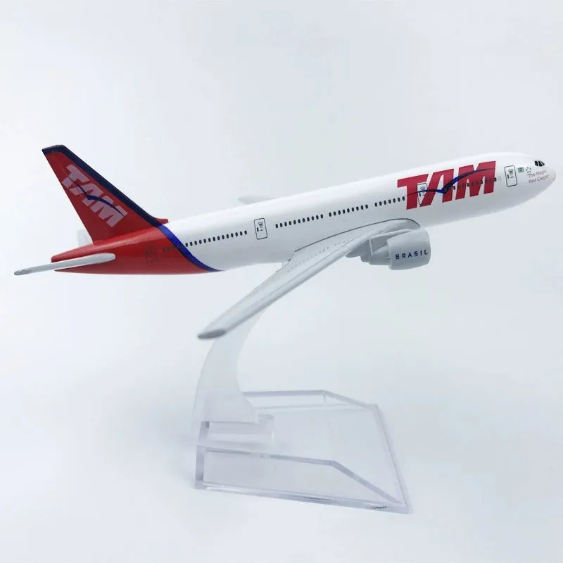 Модель пассажирского самолета TAM Airways B777 (Бразилия), 16 см, масштаб 1:400, из сплава, коллекционная миниатюра, украшение, подарок
Модель пассажирского самолета TAM Airways B777 (Бразилия), 16 см, масштаб 1:400, из сплава, коллекционная миниатюра, украшение, подарок