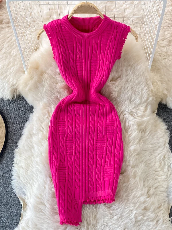 Весна 2025: Новинка! Корейская версия вязаного жилета и короткой юбки с круглым вырезом, облегающий крой, высокая талия, для женщин, модный, для повседневной носки.
Весна 2025: Новинка! Корейская версия вязаного жилета и короткой юбки с круглым вырезом, облегающий крой, высокая талия, для женщин, модный, для повседневной носки.