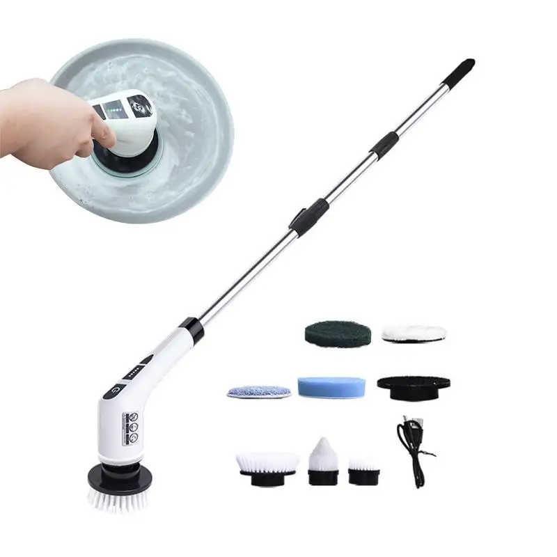 Cordless Cleaning Brush Electric Cordless Cleaner Scrubber For Bathroom 2-Speed Modes Electric Rotating Cleaner Brush With
Cordless Cleaning Brush Electric Cordless Cleaner Scrubber For Bathroom 2-Speed Modes Electric Rotating Cleaner Brush With