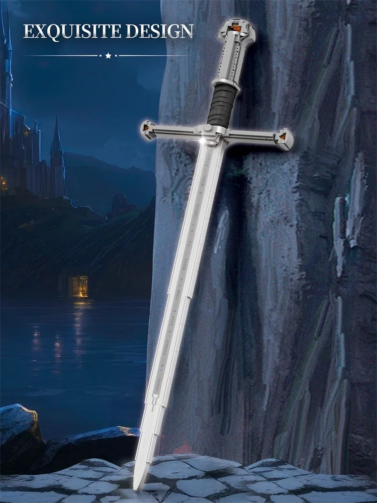 Building Block Assembly Toy Model Creative Famous Katana Model Blocks The Lord of the Rings Holiday Gift
Building Block Assembly Toy Model Creative Famous Katana Model Blocks The Lord of the Rings Holiday Gift