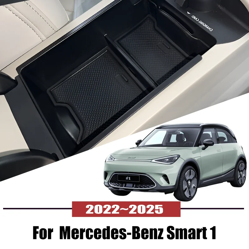 For Mercedes-Benz Smart 1 2022~2025 Car Central Armrest Storage Box Holder Console Organizer Box Auto interior Accessories Tools
For Mercedes-Benz Smart 1 2022~2025 Car Central Armrest Storage Box Holder Console Organizer Box Auto interior Accessories Tools