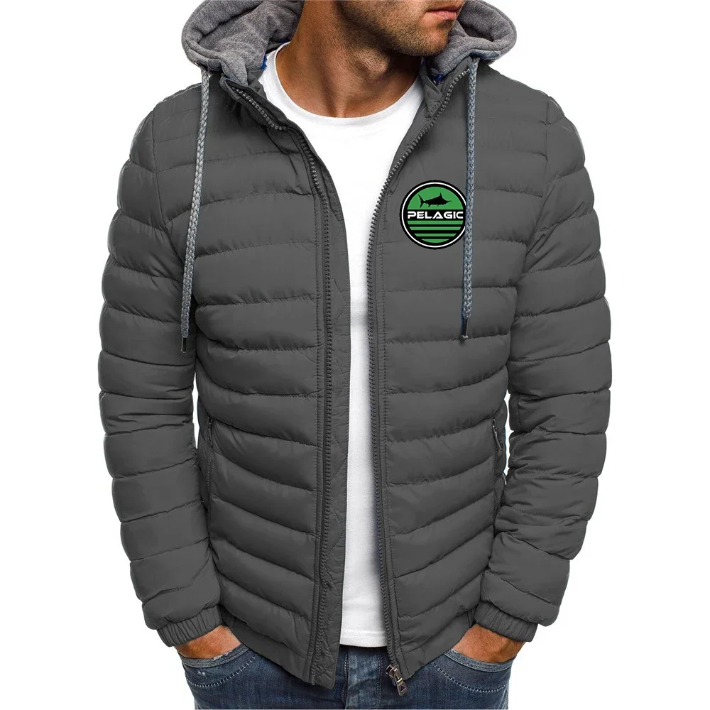 Pelagic Fishing Logo 2024 Autumn And Winter New Solid Hooded Cotton Suit 7 Colors Men's Coat Clothing Parkas
Pelagic Fishing Logo 2024 Autumn And Winter New Solid Hooded Cotton Suit 7 Colors Men's Coat Clothing Parkas