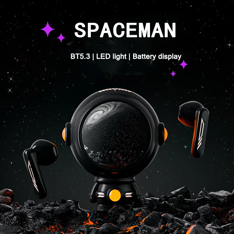 TWS Wireless Earbuds 3D Spaceman Design Bluetooth5.3 Earphones Cute HiFi Stereo Wireless Headphones Music Sport Headset With Mic
TWS Wireless Earbuds 3D Spaceman Design Bluetooth5.3 Earphones Cute HiFi Stereo Wireless Headphones Music Sport Headset With Mic