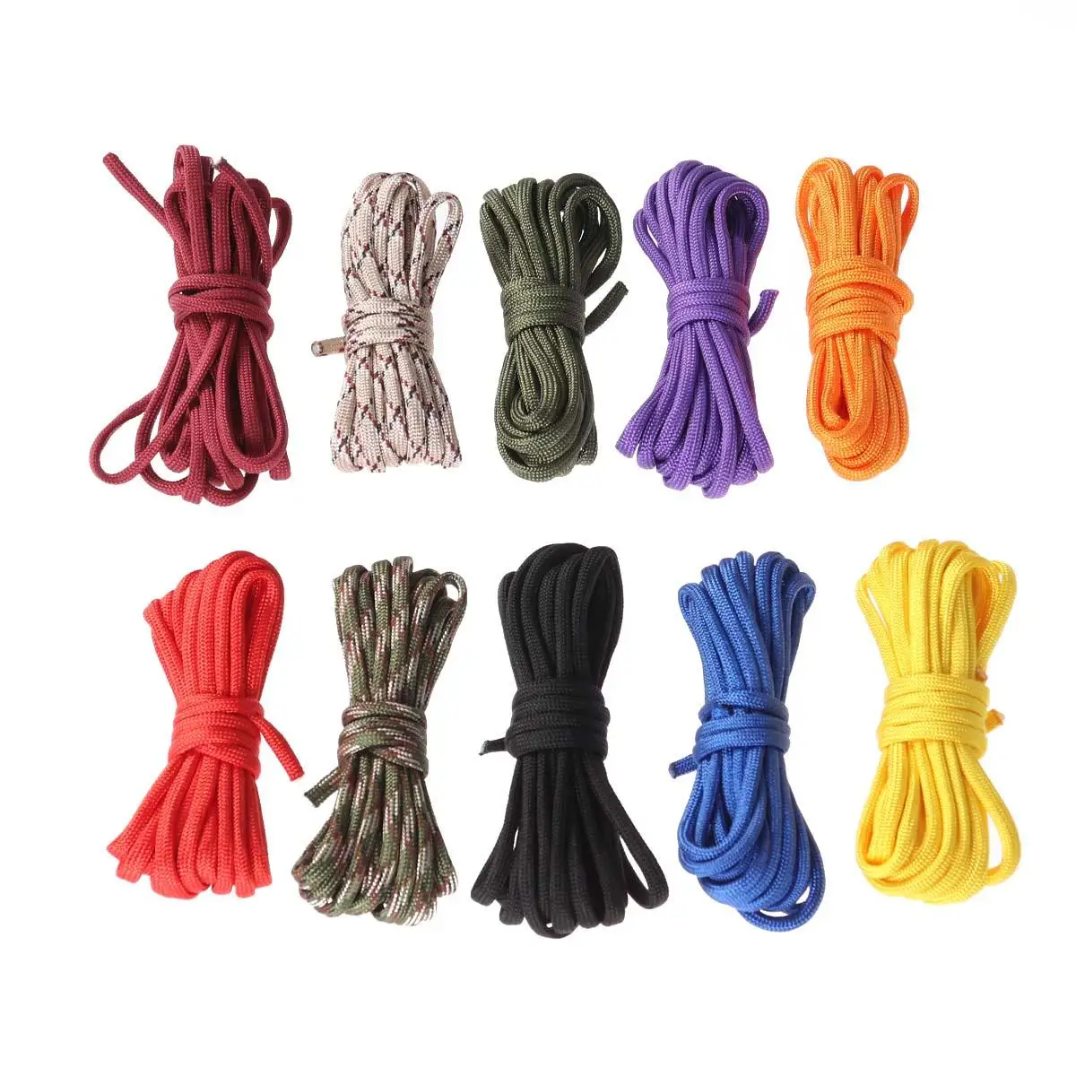 10 Pcs Rock Rope Parachute Cord Climbing Tourist 2mm Paracorde Bulk Rigging Accessory Dynamic Umbrella Polyester Hiking
10 Pcs Rock Rope Parachute Cord Climbing Tourist 2mm Paracorde Bulk Rigging Accessory Dynamic Umbrella Polyester Hiking