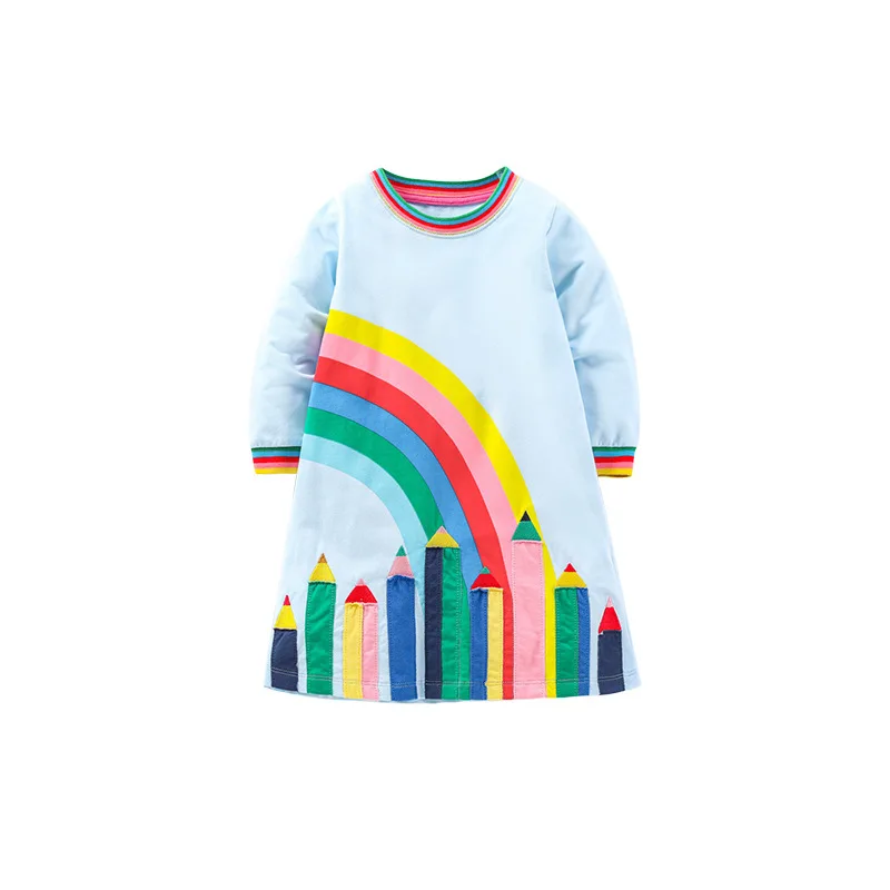 Children's Dress Autumn New Long Sleeve Round Neck Loose Long Dress
Children's Dress Autumn New Long Sleeve Round Neck Loose Long Dress