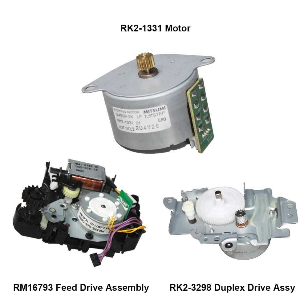 RK2-1331 RM1-6793 RK2-3298 for HP M750 M775 CP5525 Printer Main Stepper Motor Feed Drive Assembly Duplex Drive Gear Motor Parts
RK2-1331 RM1-6793 RK2-3298 for HP M750 M775 CP5525 Printer Main Stepper Motor Feed Drive Assembly Duplex Drive Gear Motor Parts