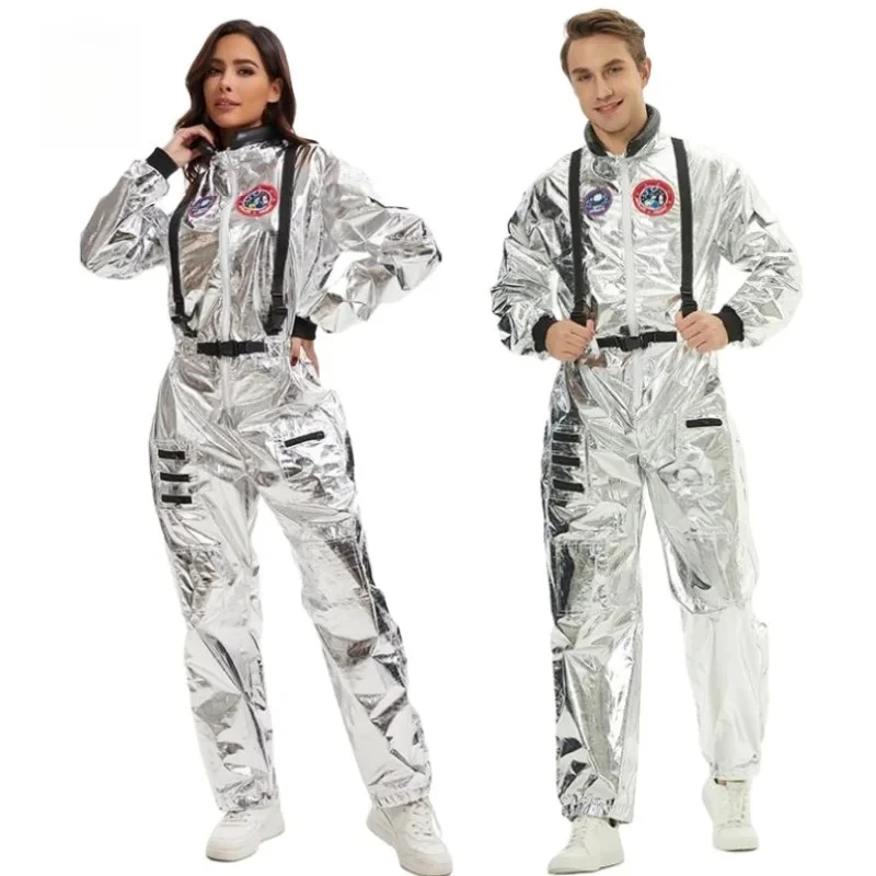 Halloween Adult Children Astronaut Costume Silver Spaceman Men Women Space Suit Halloween Performance Costume Party Dress Up
Halloween Adult Children Astronaut Costume Silver Spaceman Men Women Space Suit Halloween Performance Costume Party Dress Up