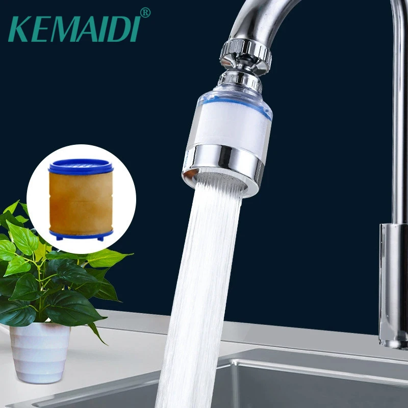 KEMAIDI Sink Filter Water Faucet, 360 ° Universal Rotating Kitchen Faucet Water Purifier for Bathroom Kitchen Faucet Extender
KEMAIDI Sink Filter Water Faucet, 360 ° Universal Rotating Kitchen Faucet Water Purifier for Bathroom Kitchen Faucet Extender