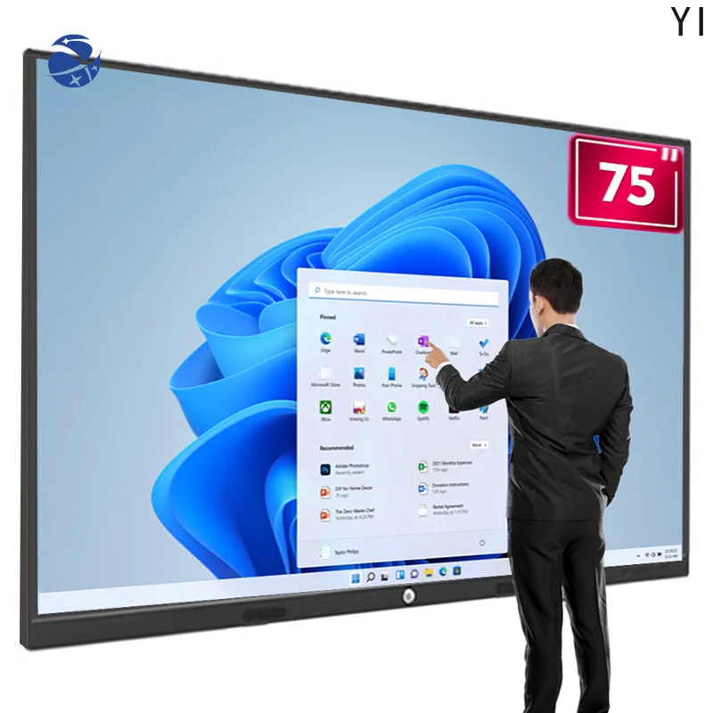YYHC 55 65 75 86 98 110 Inch 4K All in One Interactive Whiteboard Digital Smart Board Touch Screen Teaching Board for Classroom
YYHC 55 65 75 86 98 110 Inch 4K All in One Interactive Whiteboard Digital Smart Board Touch Screen Teaching Board for Classroom