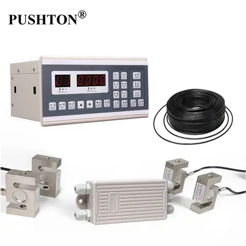 Meter Weight Indicator with Load XK3160 Weight Indicator with Load Meter Controller 0-3T Load Cell Weighing Display Load Instrument A27E A6