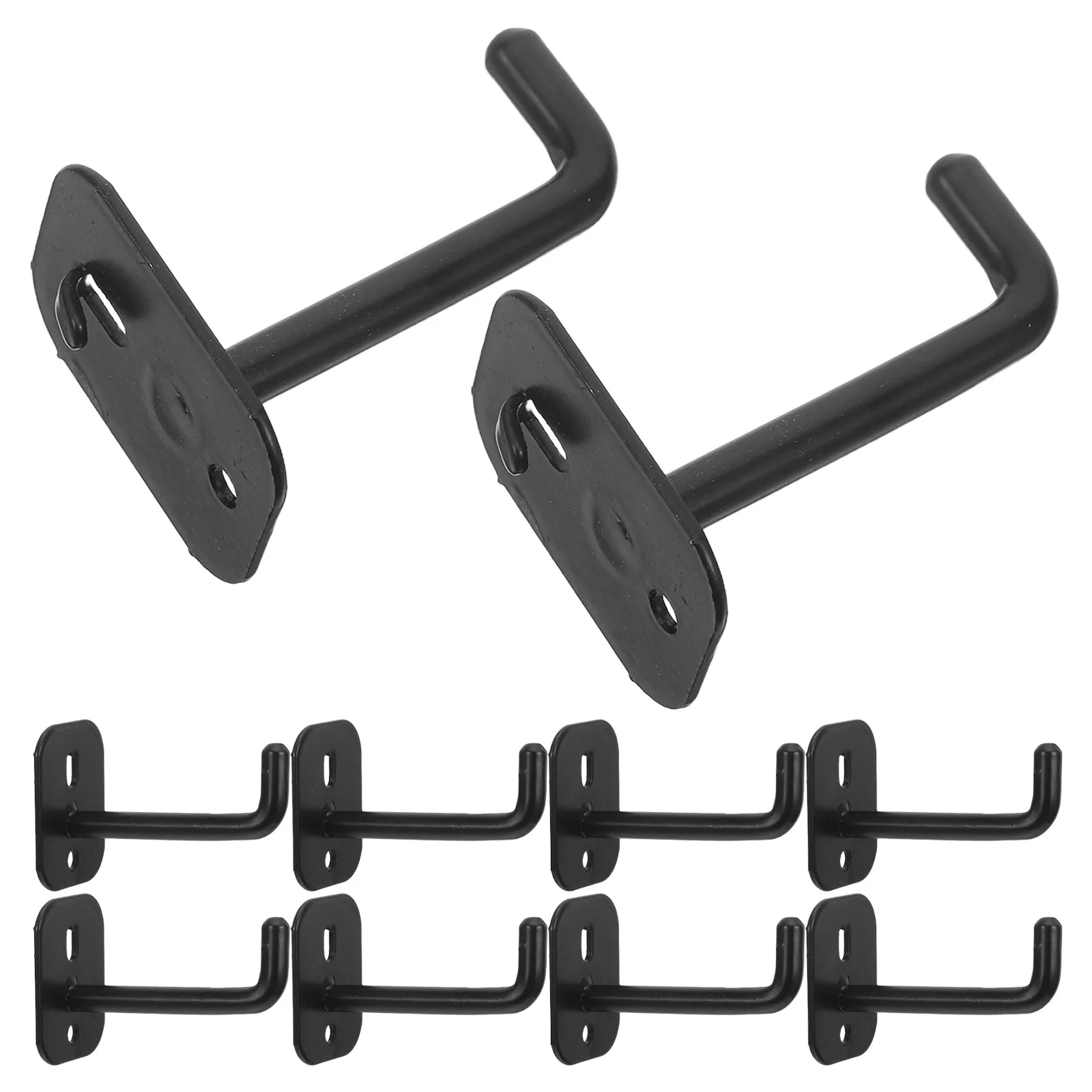 10pcs Metal Pegboard Hooks 1/4" Slots Black J Hooks For Wire Shelving Storage Hangers Heavy Duty Organizer Shelf Rack Hanging
10pcs Metal Pegboard Hooks 1/4" Slots Black J Hooks For Wire Shelving Storage Hangers Heavy Duty Organizer Shelf Rack Hanging