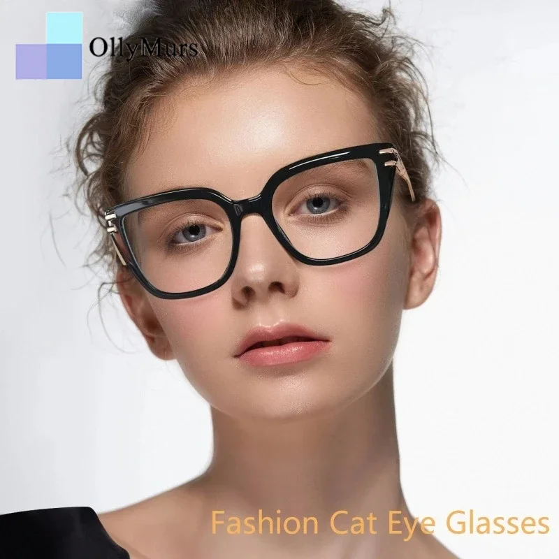 OLLYMURS модные женские очки «кошачий глаз» с блокировкой синего света в стиле ретро, трендовая оптическая оправа для очков из сплава TR90 87314
OLLYMURS модные женские очки «кошачий глаз» с блокировкой синего света в стиле ретро, трендовая оптическая оправа для очков из сплава TR90 87314