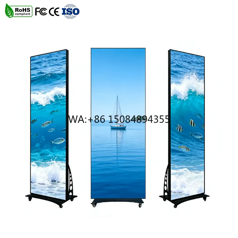 P2.5 P2.0 P1.86 P1.53 P1.25 Magnetic Mounting Waterproof Sunlight Readable LED Display for Window Promotion Store Front
P2.5 P2.0 P1.86 P1.53 P1.25 Magnetic Mounting Waterproof Sunlight Readable LED Display for Window Promotion Store Front