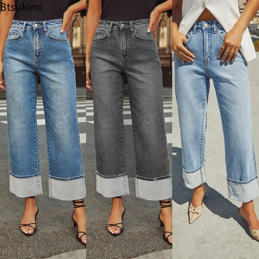 2026 Spring Women's Jeans Stretch Straight Pants Pockets High Waist Vintage Distressed Denim Ankle Length Trousers Casual Denims
2026 Spring Women's Jeans Stretch Straight Pants Pockets High Waist Vintage Distressed Denim Ankle Length Trousers Casual Denims