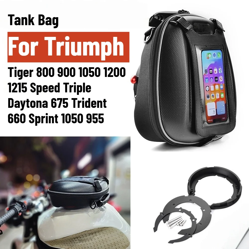 Tank Bag For Daytona 675 Trident 660 Tiger 800 900 1050 Speed Triple Sprint 955 Motorcycle Luggage Top Case Backpack Quick Lock
Tank Bag For Daytona 675 Trident 660 Tiger 800 900 1050 Speed Triple Sprint 955 Motorcycle Luggage Top Case Backpack Quick Lock