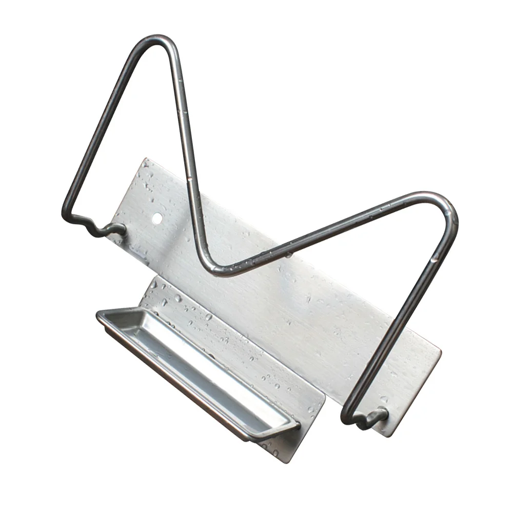 1Set Wall-Mounted Pot Cover Rack Stainless Steel Punch- Storage Holder Large Capacity Drying Shelf for Lids Cutting 
1Set Wall-Mounted Pot Cover Rack Stainless Steel Punch- Storage Holder Large Capacity Drying Shelf for Lids Cutting