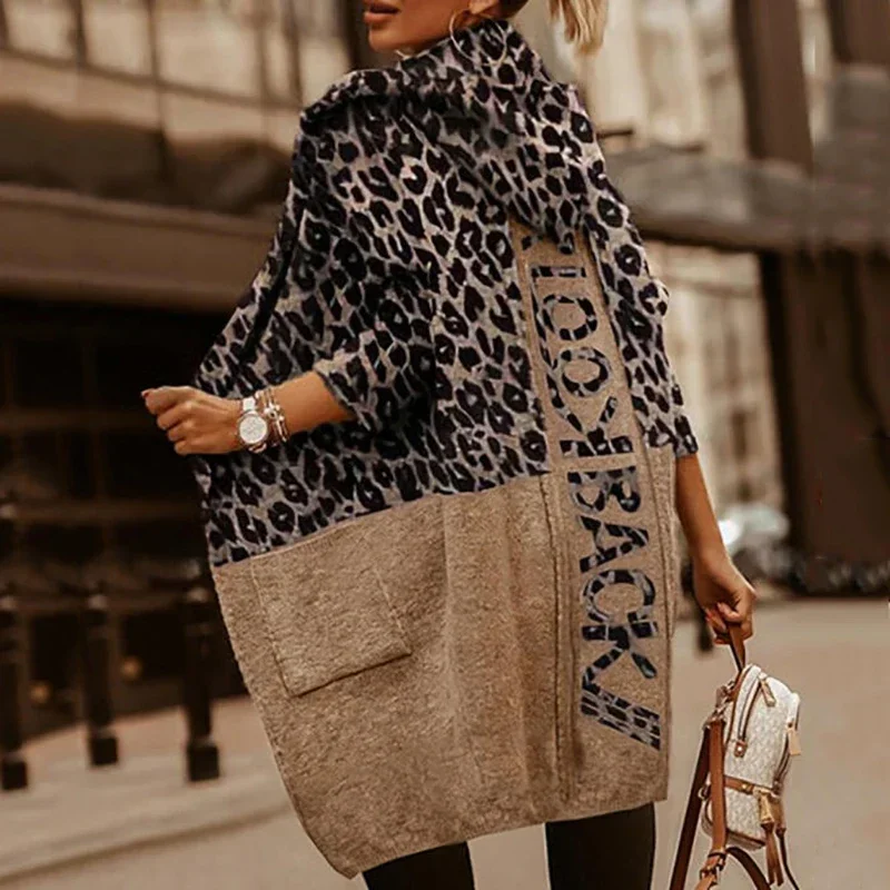 Fashion Printing Sweaters Cardigan For Women Fashion Casual Loose Hooded Long Sleeve with Pocket Elegant Office Woman Clothing
Fashion Printing Sweaters Cardigan For Women Fashion Casual Loose Hooded Long Sleeve with Pocket Elegant Office Woman Clothing