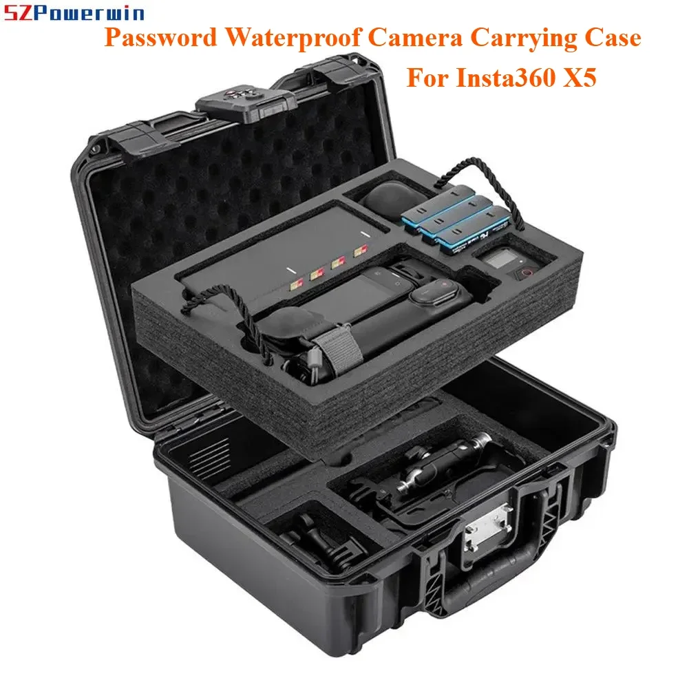 Водонепроницаемый чехол для переноски камеры Insta360 X5, портативная сумка для хранения, защитный чехол для Insta360 X5, аксессуары для экшн-камеры
Водонепроницаемый чехол для переноски камеры Insta360 X5, портативная сумка для хранения, защитный чехол для Insta360 X5, аксессуары для экшн-камеры
