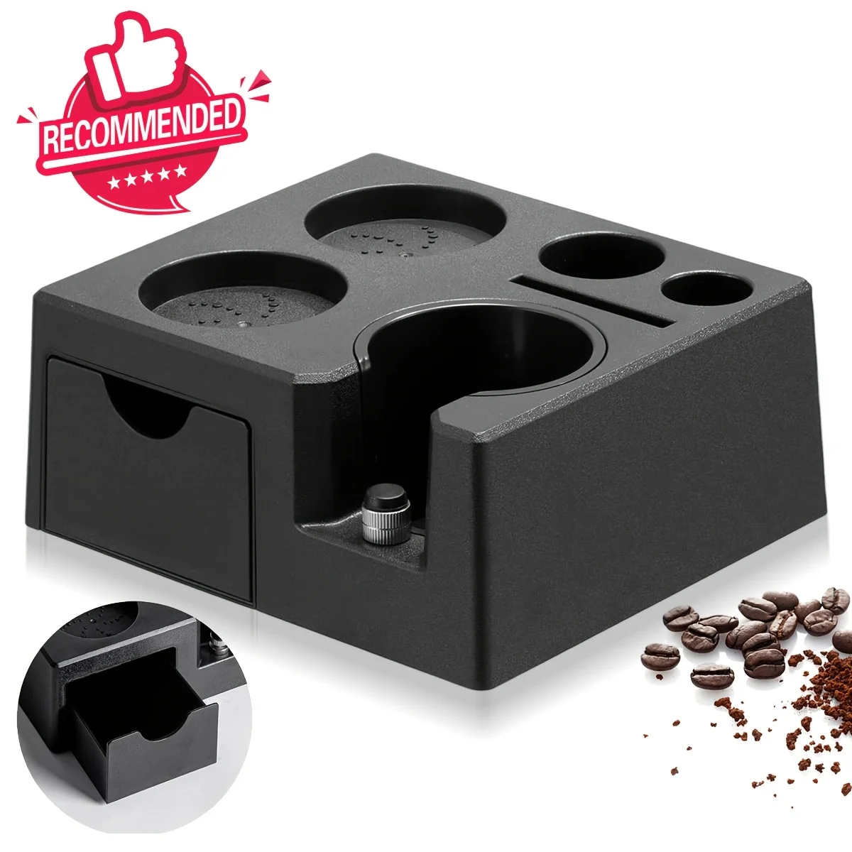 Espresso Tamping Station Organizer, Espresso Machine Accessories Coffee Tamper Station Holder for 58/54/51mm Coffee Tools
Espresso Tamping Station Organizer, Espresso Machine Accessories Coffee Tamper Station Holder for 58/54/51mm Coffee Tools