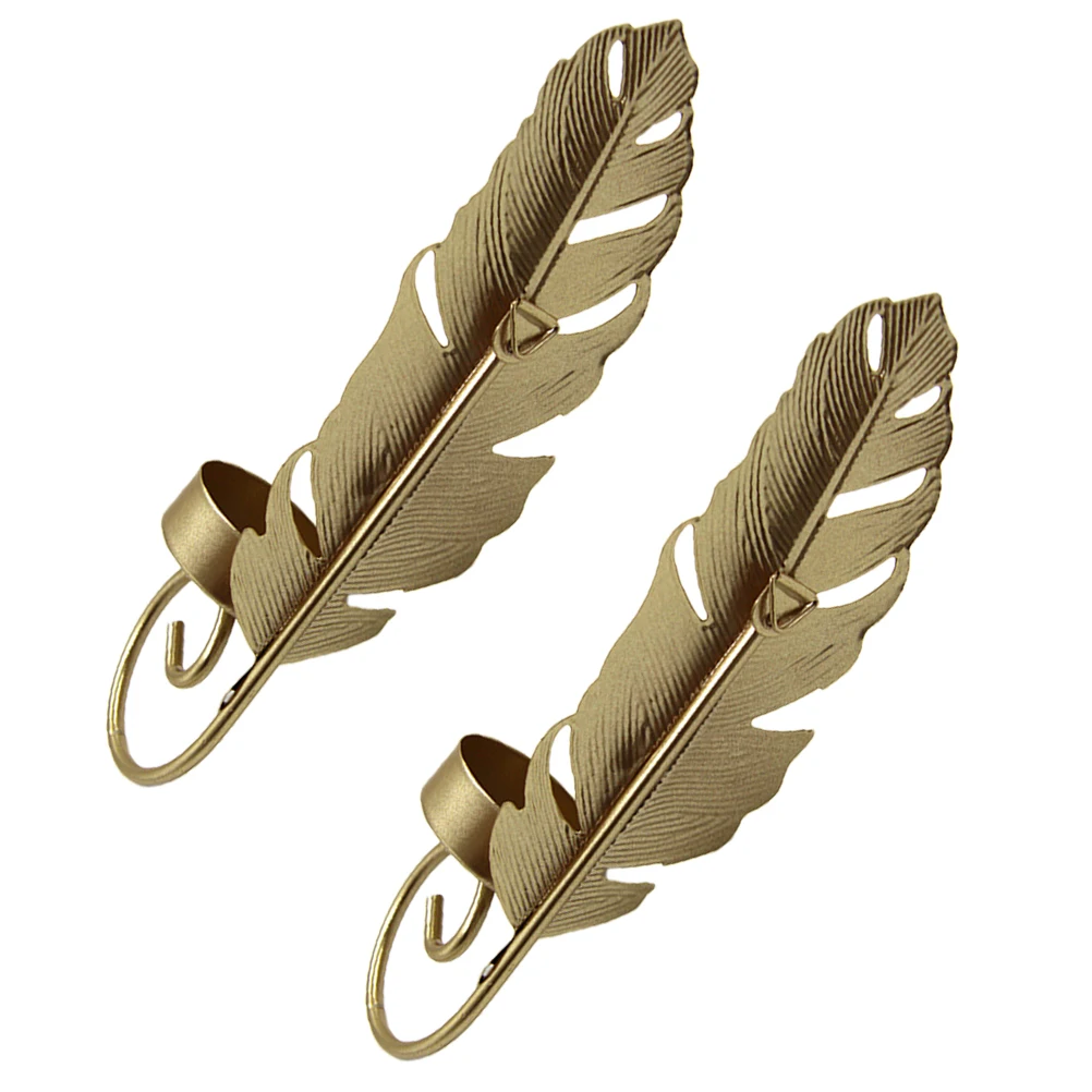 2pcs Wall Sconce Holder Leaf Shape Iron Taper Mount Bedroom Living Room Decorative Candlestick Home Decor
2pcs Wall Sconce Holder Leaf Shape Iron Taper Mount Bedroom Living Room Decorative Candlestick Home Decor