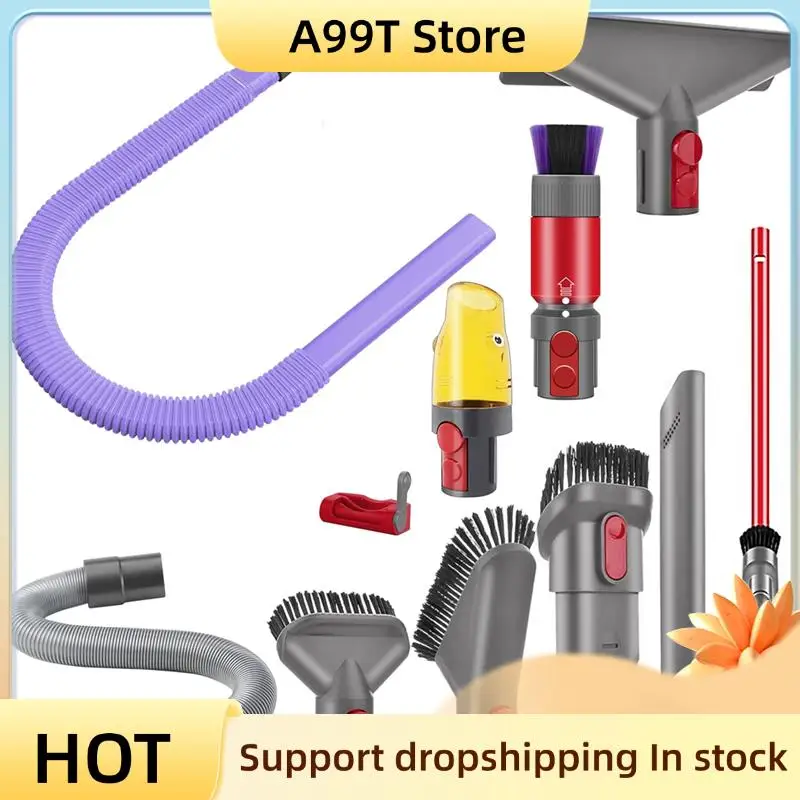 Комплект аксессуаров A99T, совместимый с Dyson V7 V8 V10 V11 V15 — выдвижной гибкий шланг и многофункциональные щетки для насадок
Комплект аксессуаров A99T, совместимый с Dyson V7 V8 V10 V11 V15 — выдвижной гибкий шланг и многофункциональные щетки для насадок