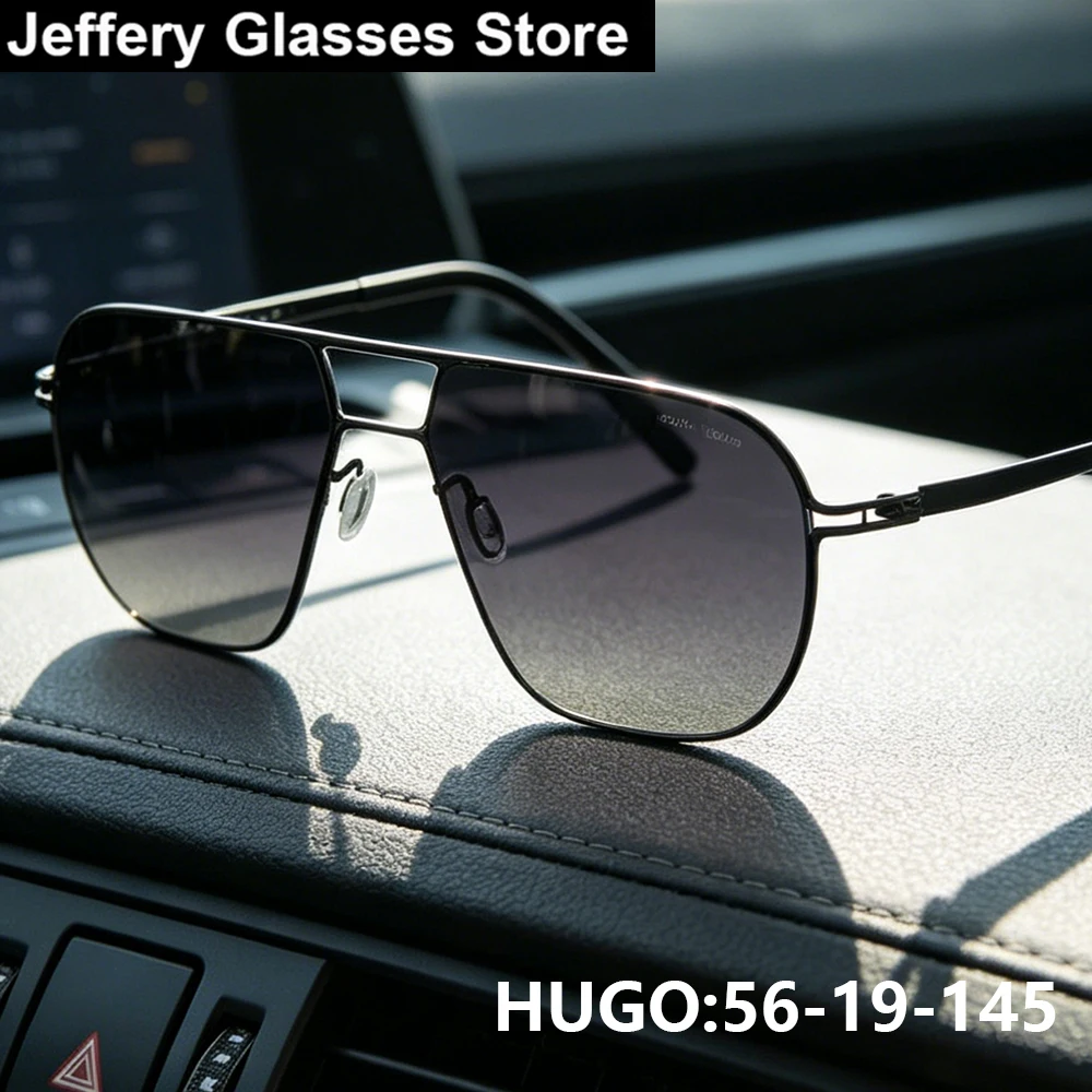 Germany Brand Men Pilot Polarized Sunglasses Fashion HUGO Ultralight Screwless Oversize Sun Glasses Driving Eyeglasses Spectacle
Germany Brand Men Pilot Polarized Sunglasses Fashion HUGO Ultralight Screwless Oversize Sun Glasses Driving Eyeglasses Spectacle