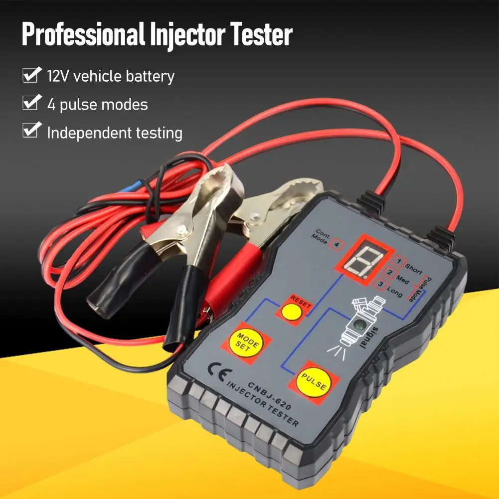Professional Injector Tester Large LED Display High Accuracy Powerful Fuel System Scan Tool Fuel Injector Tester for Car
Professional Injector Tester Large LED Display High Accuracy Powerful Fuel System Scan Tool Fuel Injector Tester for Car