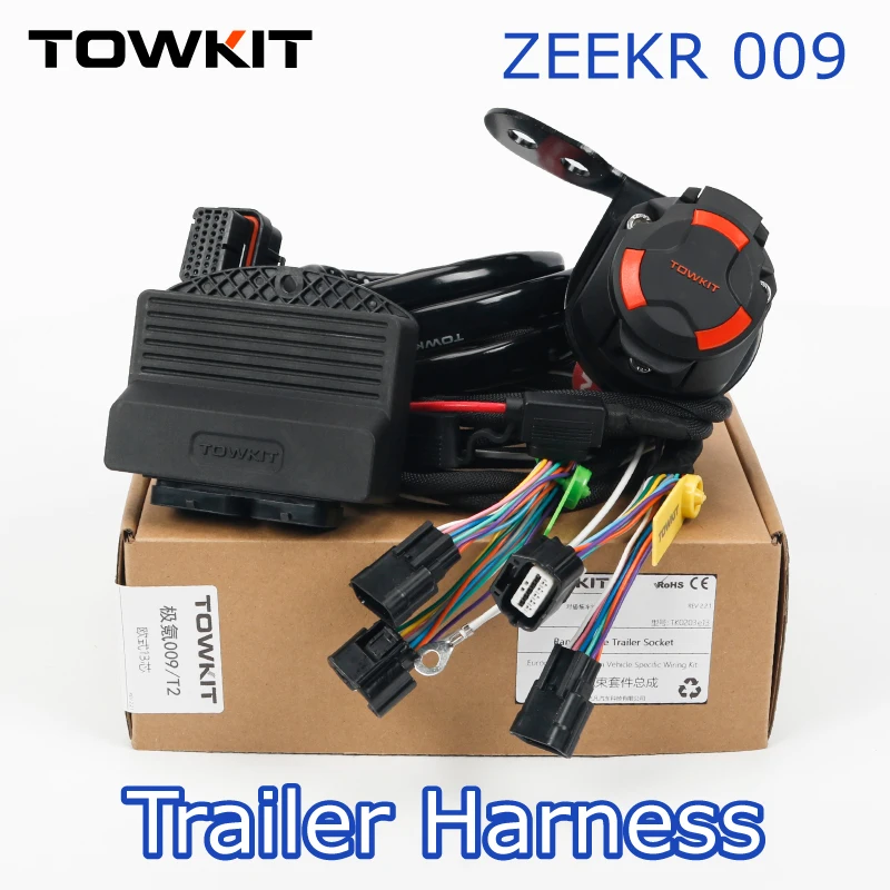 Комплект жгутов проводов прицепа ZEEKR 009, евро, 13/7-контактный сигнал заднего фонаря для прицепа, австралийский 12/7-контактный контроллер прицепа CANbus 
Комплект жгутов проводов прицепа ZEEKR 009, евро, 13/7-контактный сигнал заднего фонаря для прицепа, австралийский 12/7-контактный контроллер прицепа CANbus