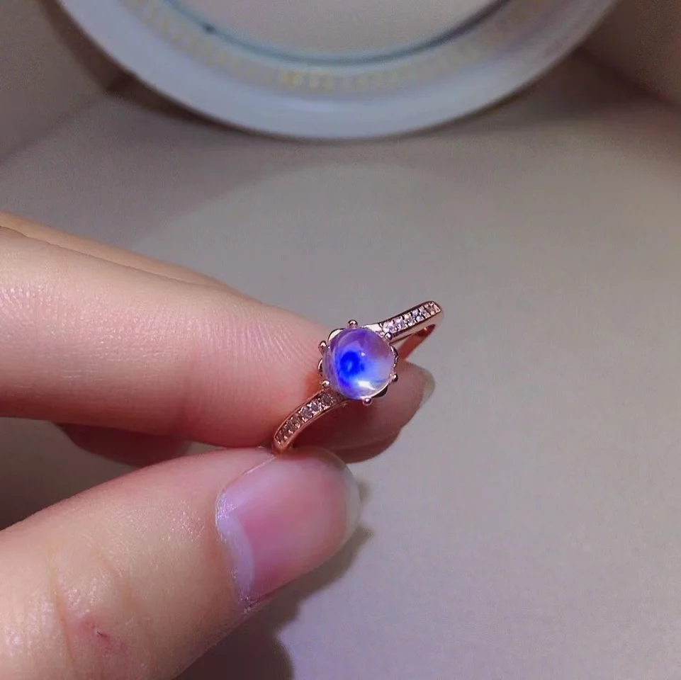 Cute Silver Moonstone Ring for Young Girl 5mm Natural Moonstone Silver Ring 925 Silver Moonstone Jewelry
Cute Silver Moonstone Ring for Young Girl 5mm Natural Moonstone Silver Ring 925 Silver Moonstone Jewelry