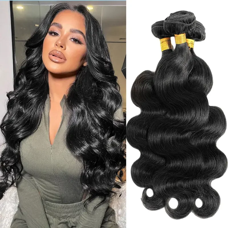 Natural Black Body Wave Bundles 100% Human Hair 30 32 Inch 3 Bundle Deals Hair Extensions Black Bundles Raw Human Hair For Women
Natural Black Body Wave Bundles 100% Human Hair 30 32 Inch 3 Bundle Deals Hair Extensions Black Bundles Raw Human Hair For Women