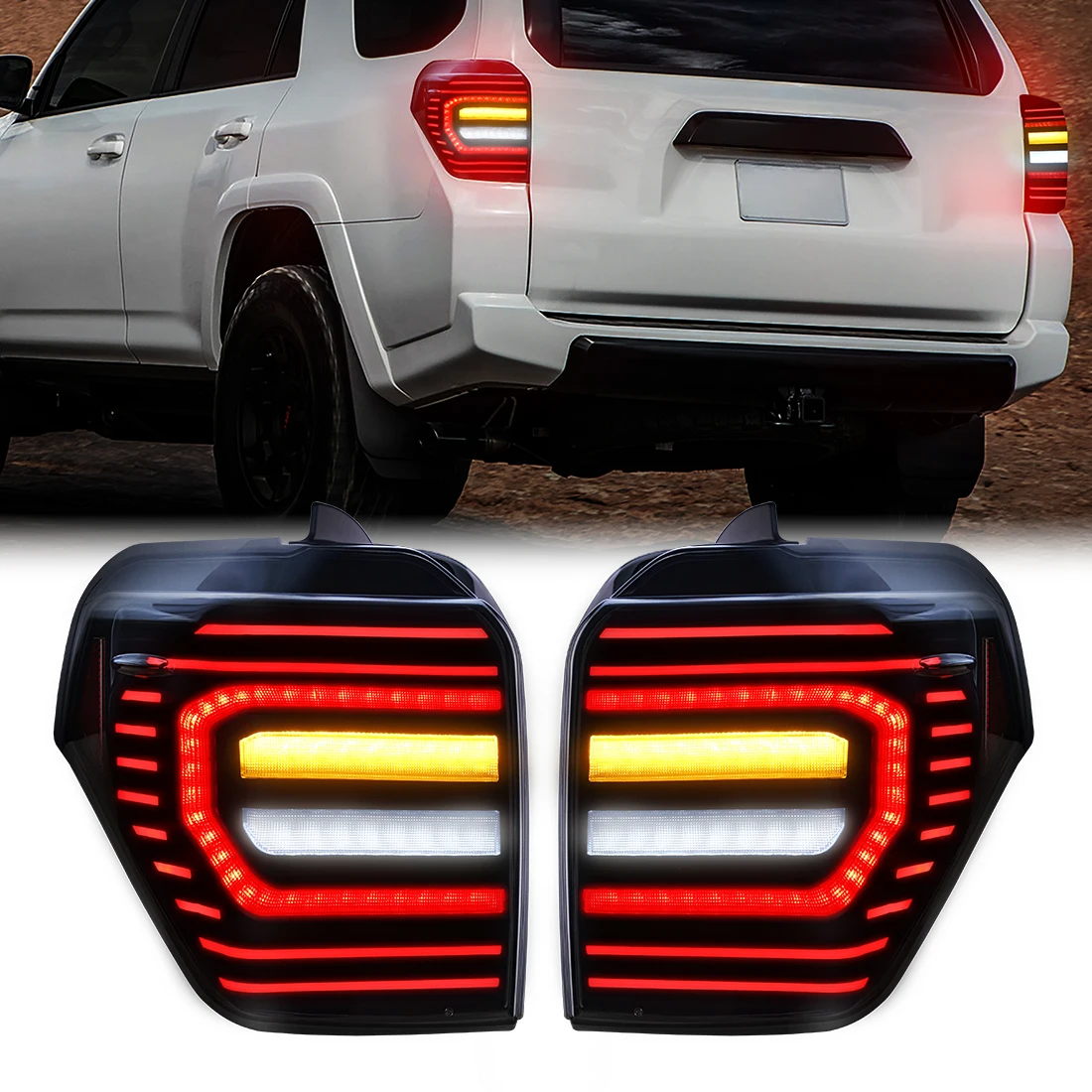 Для Toyota 4Runner 5th TRD/ограниченный/внедорожный/SR5/Sport 2010-2023 светодиодные задние фонари задний фонарь с дымчатыми линзами светодиодные DRL указатели поворота
Для Toyota 4Runner 5th TRD/ограниченный/внедорожный/SR5/Sport 2010-2023 светодиодные задние фонари задний фонарь с дымчатыми линзами светодиодные DRL указатели поворота