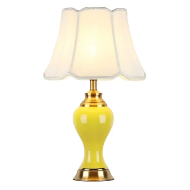American Yellow/Blue/Green Ceramic Table Lamp Bed Room Living Room Study Modern Porcelain Desk Reading Night Light 190148
American Yellow/Blue/Green Ceramic Table Lamp Bed Room Living Room Study Modern Porcelain Desk Reading Night Light 190148