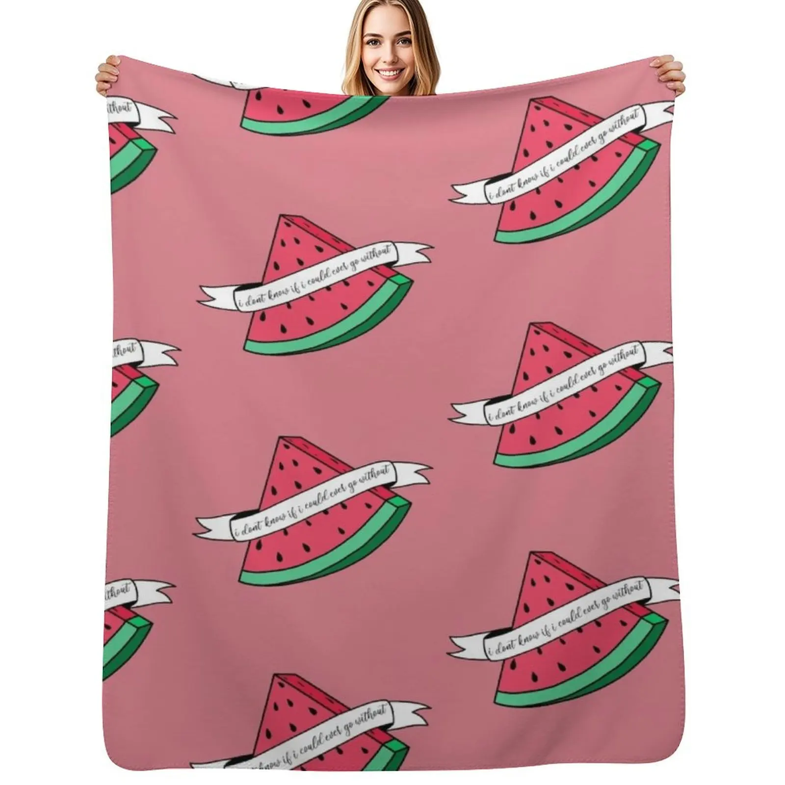 watermelon sugar Throw Blanket Travel Size Cozy Blanket for Plane Train
watermelon sugar Throw Blanket Travel Size Cozy Blanket for Plane Train