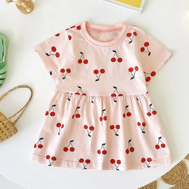 Summer Baby Girl Dress Cartoon Cherry Cute Toddler Princess Dress Birthday Costume Lemon Infant Girl Children Clothing A1199
Summer Baby Girl Dress Cartoon Cherry Cute Toddler Princess Dress Birthday Costume Lemon Infant Girl Children Clothing A1199