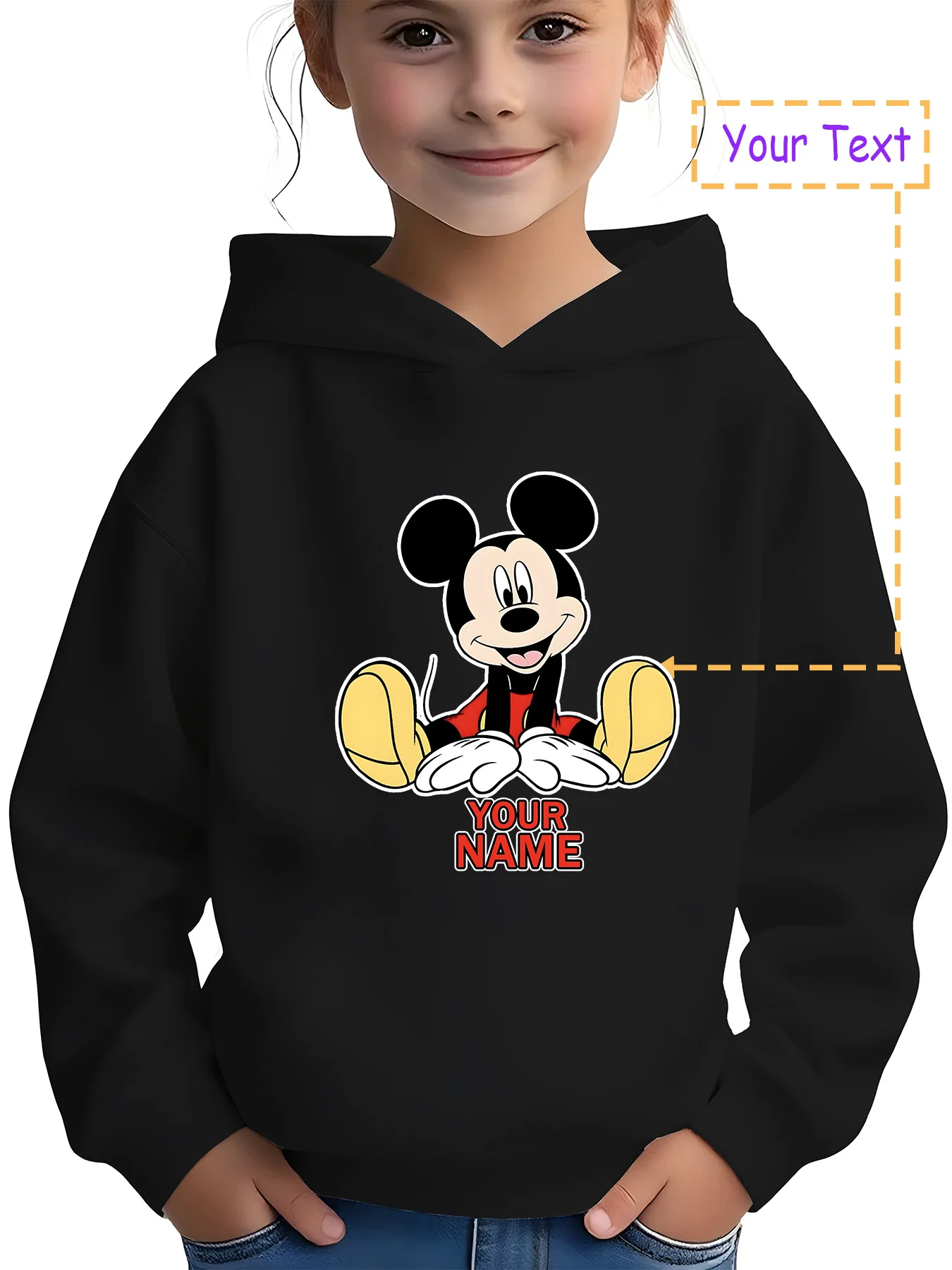 MINISO Disney Classic Mickey Hoodie - Classic Mickey design + name customization, suitable for daily school and theme parties, s
MINISO Disney Classic Mickey Hoodie - Classic Mickey design + name customization, suitable for daily school and theme parties, s