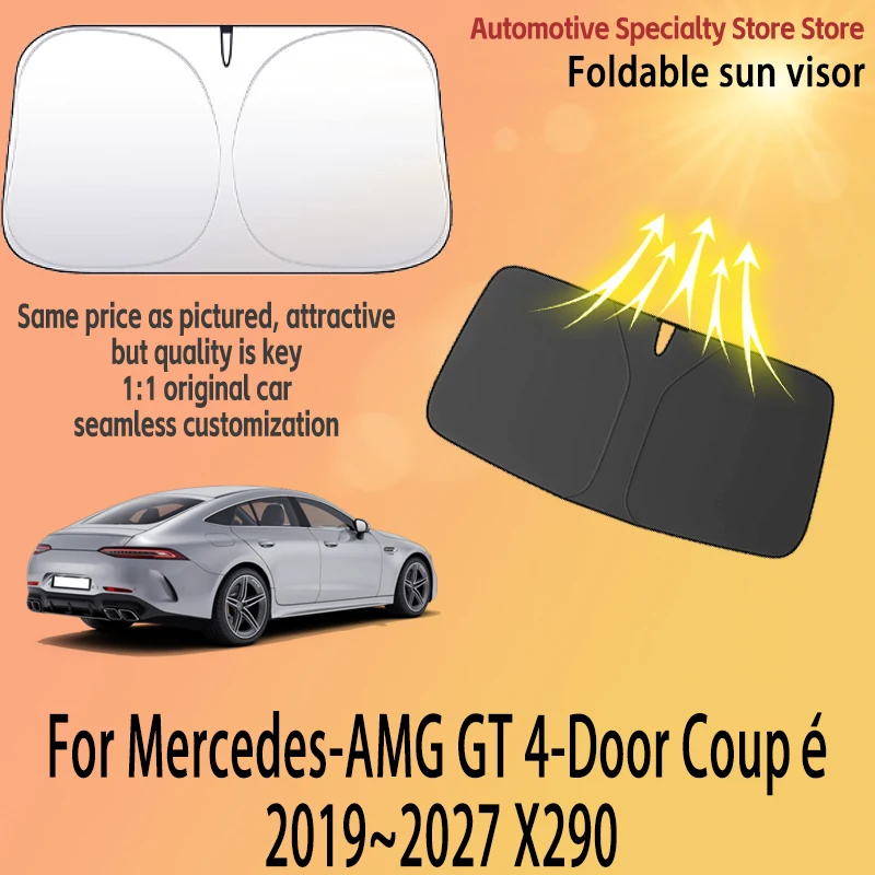 For Mercedes-AMG GT 4-Door Coupé X290 2019~2027 Front Windshield Sunshade Privacy curtain Car Sun Visor High quality Accessories
For Mercedes-AMG GT 4-Door Coupé X290 2019~2027 Front Windshield Sunshade Privacy curtain Car Sun Visor High quality Accessories