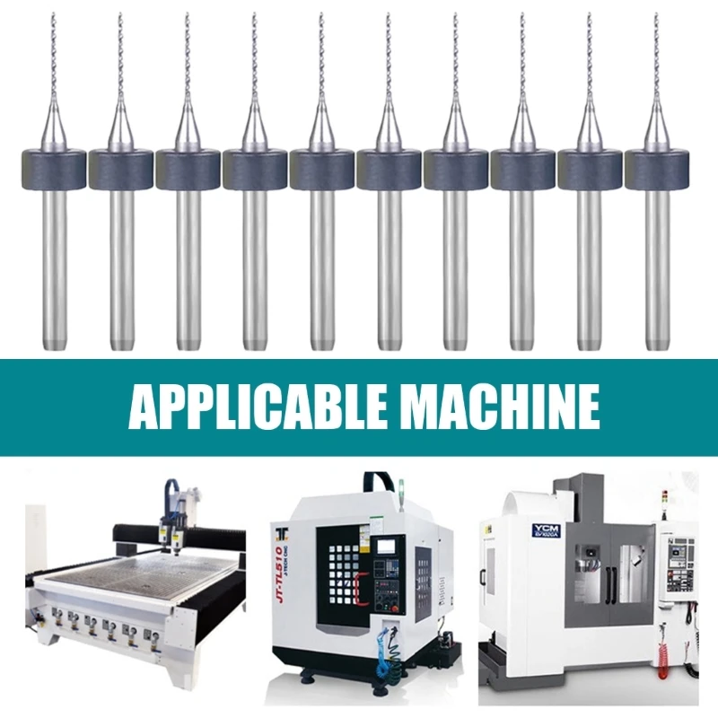 10Pieces Professional PCB Drill Bits Suitable for Engraving Machines and Fine Circuit Board Drilling Jewelry Making Tool KXRE
10Pieces Professional PCB Drill Bits Suitable for Engraving Machines and Fine Circuit Board Drilling Jewelry Making Tool KXRE