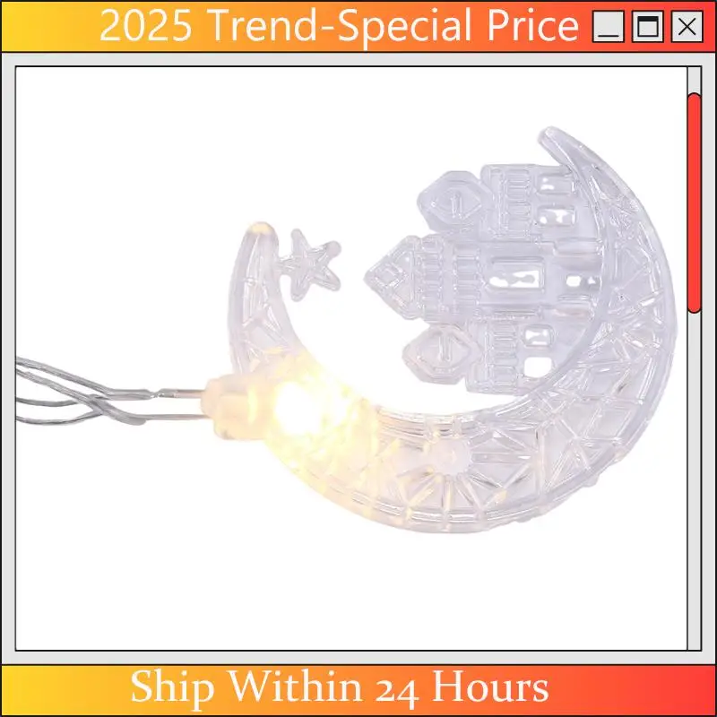 A61Z Deals USB Constant Light 6 Meters 40 Lamps Arab Eid Palace Lights Decorative Gulbang Festival Lights Colorful String Lights
A61Z Deals USB Constant Light 6 Meters 40 Lamps Arab Eid Palace Lights Decorative Gulbang Festival Lights Colorful String Lights