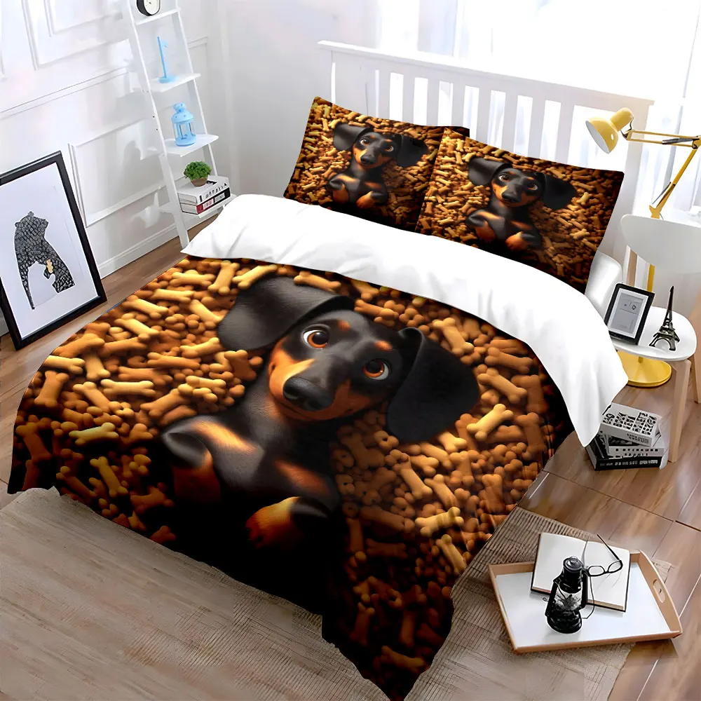Dog Care Set for Treats Storage kid's and adults' bedroom decor, Exquisite three-piece bedding set gift
Dog Care Set for Treats Storage kid's and adults' bedroom decor, Exquisite three-piece bedding set gift