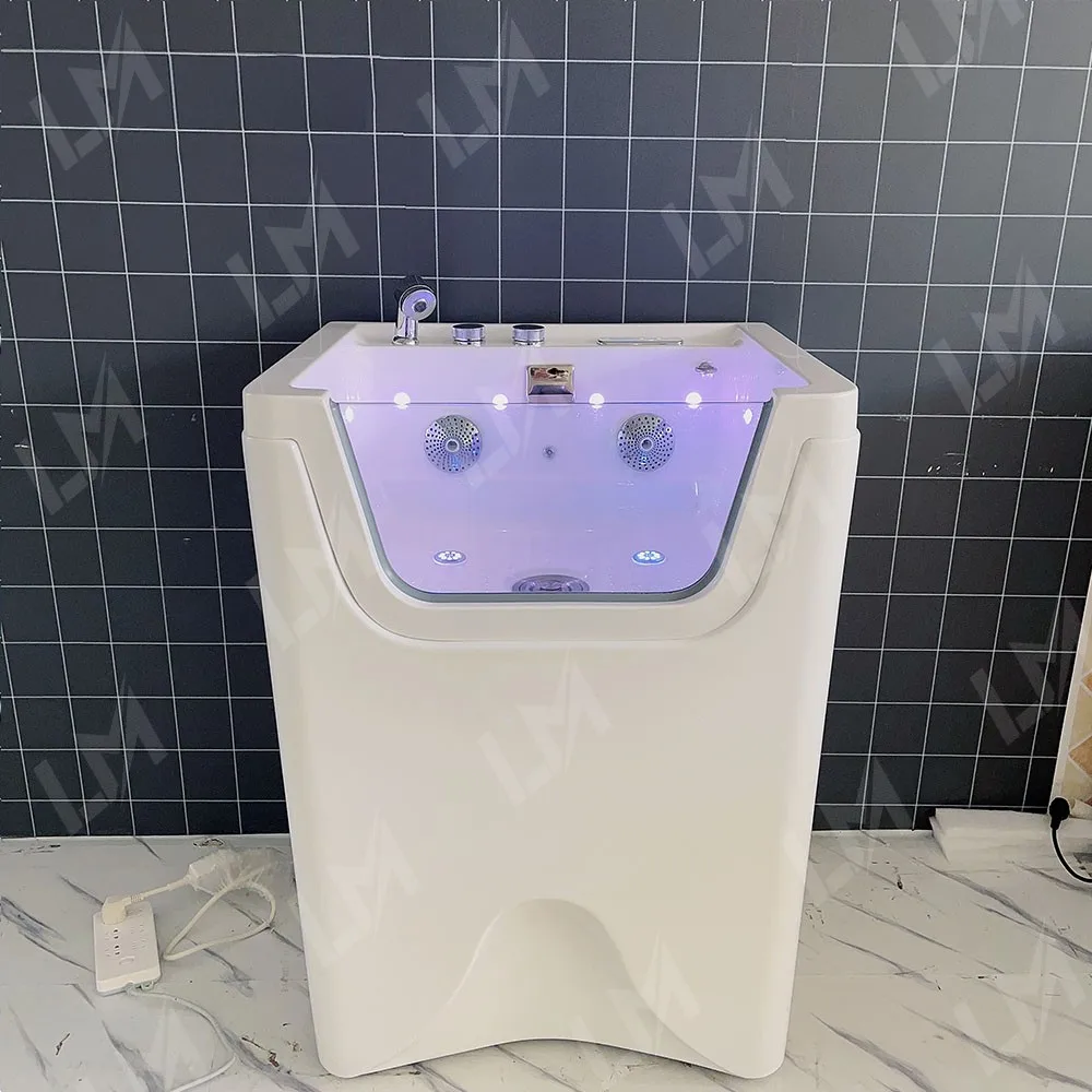 Wholesale Pet Cleaning Grooming Animal Dog Bathtub Freestanding Acrylic Pet Bathtub
Wholesale Pet Cleaning Grooming Animal Dog Bathtub Freestanding Acrylic Pet Bathtub