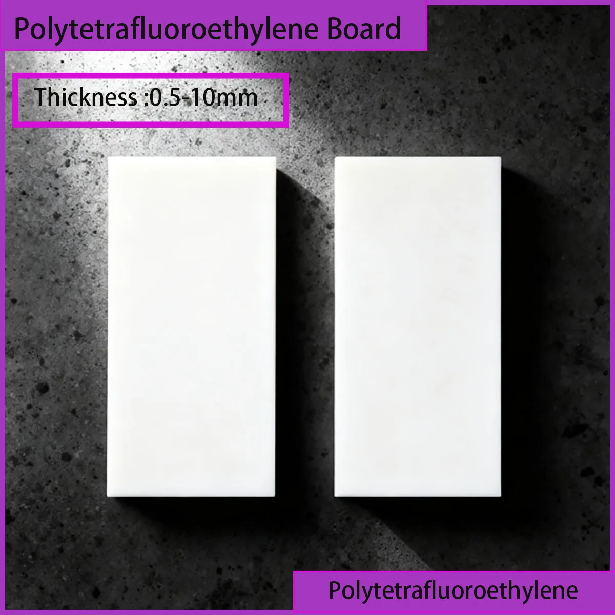 White PTFE Film Sheet 0.5-1.0mm Thickness 100x100-600x600mm Suitable for Electrical Equipment
White PTFE Film Sheet 0.5-1.0mm Thickness 100x100-600x600mm Suitable for Electrical Equipment