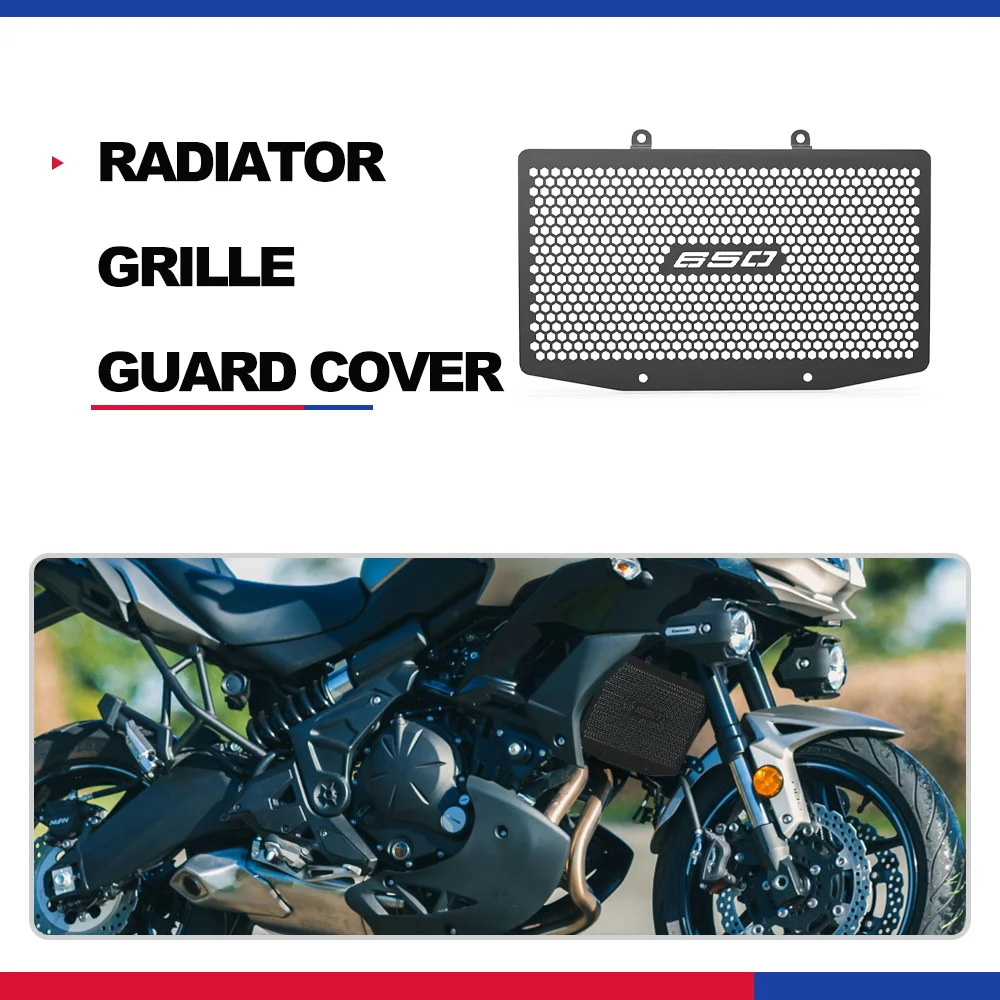 FOR KAWASAKI KLE650 VERSYS/ABS Versys 650 KLE650/ABS 2006-2007-2008-2009 Radiator Guard Protector Grille Cover Oil Cooler Guard
FOR KAWASAKI KLE650 VERSYS/ABS Versys 650 KLE650/ABS 2006-2007-2008-2009 Radiator Guard Protector Grille Cover Oil Cooler Guard