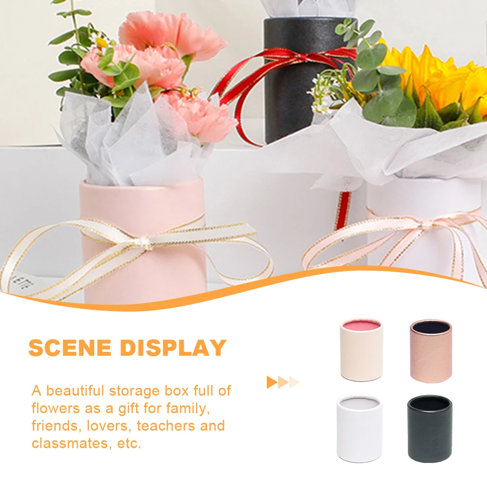 4 Pcs Mini Flower Bucket Valentine Mother Day Gift Round Paper Cases Pink Black DIY Decorative Floral Box
4 Pcs Mini Flower Bucket Valentine Mother Day Gift Round Paper Cases Pink Black DIY Decorative Floral Box
