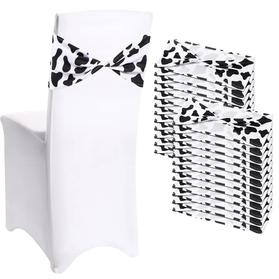 36 шт. Эластичные ленты для стульев с коровьим принтом, полиэстеровые банты без пряжек
36 шт. Эластичные ленты для стульев с коровьим принтом, полиэстеровые банты без пряжек