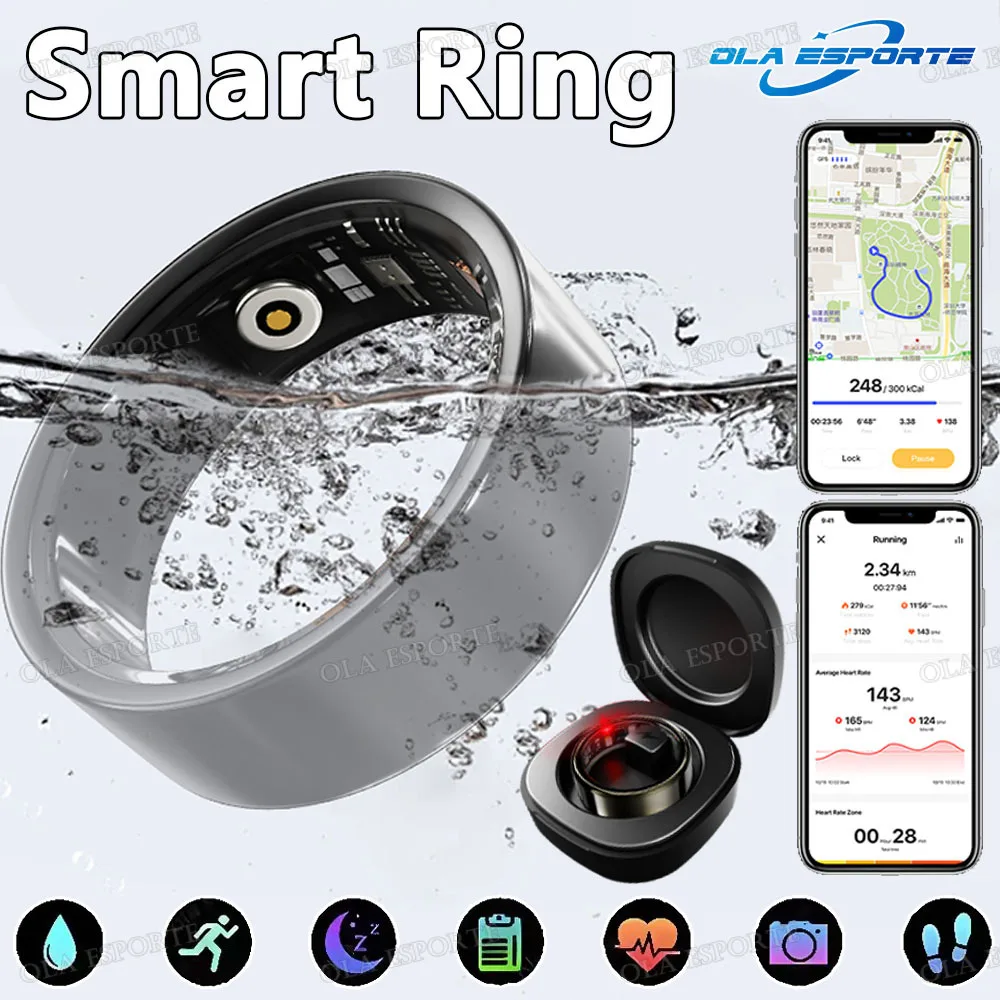 2025 Новое мужское умное кольцо для женщин, монитор сердечного ритма и кислорода в крови, водонепроницаемое кольцо IP68 и 5 АТМ, кольцо с несколькими спортивными режимами
2025 Новое мужское умное кольцо для женщин, монитор сердечного ритма и кислорода в крови, водонепроницаемое кольцо IP68 и 5 АТМ, кольцо с несколькими спортивными режимами