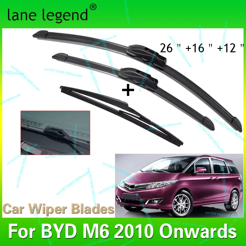 Car Front & Rear Windshield Wiper Arm Blade Brushes For BYD M6 2010 Onwards Hatchback Windscreen Auto Styling Accessories
Car Front & Rear Windshield Wiper Arm Blade Brushes For BYD M6 2010 Onwards Hatchback Windscreen Auto Styling Accessories